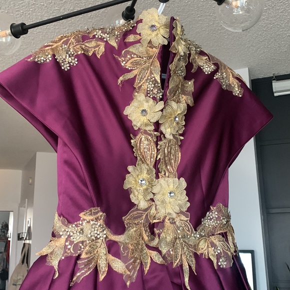 Fuchsia sequenced occasion Dress - Picture 3 of 4